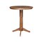 International Concepts Round 36 in Round Top Pedestal Table with 12 in Leaf, 42.1 in H, Distressed Oak, 36 in W, 48 in L K42-36RXT-27B-6B-2 - alternate 3